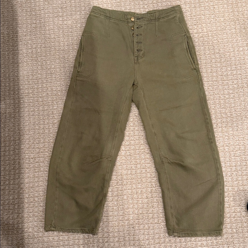 We The Free Olive Green Women's Chinos